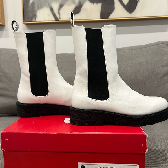 Staud Palamino Boot in White - Picture 5 of 6